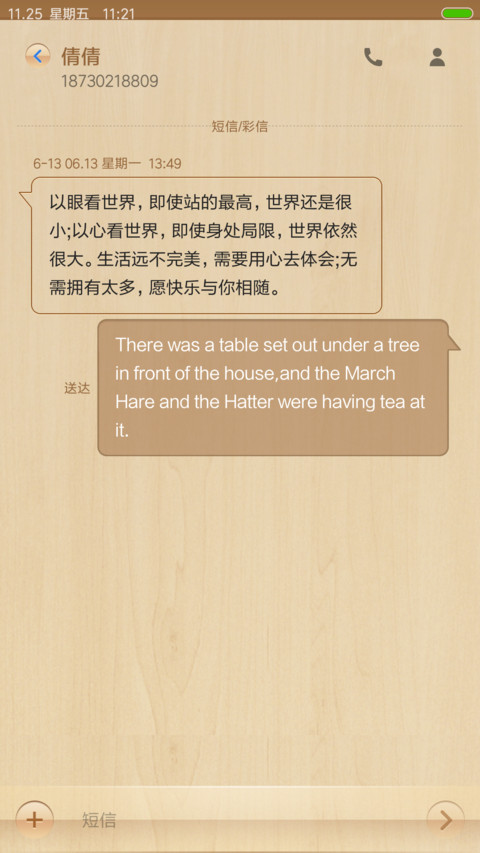 Wooden OS screenshot