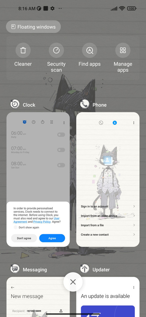 Cat quotes screenshot