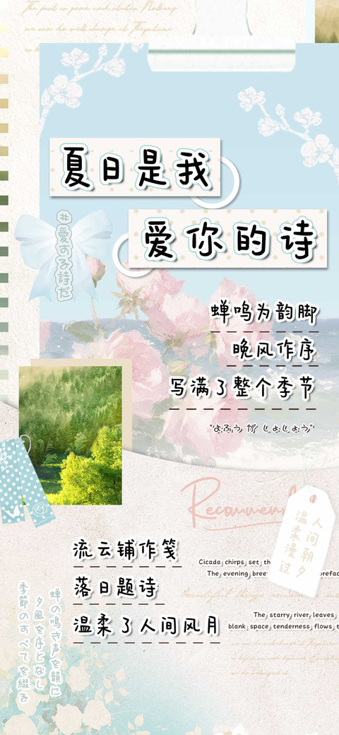 夏日是我爱你的诗 screenshot