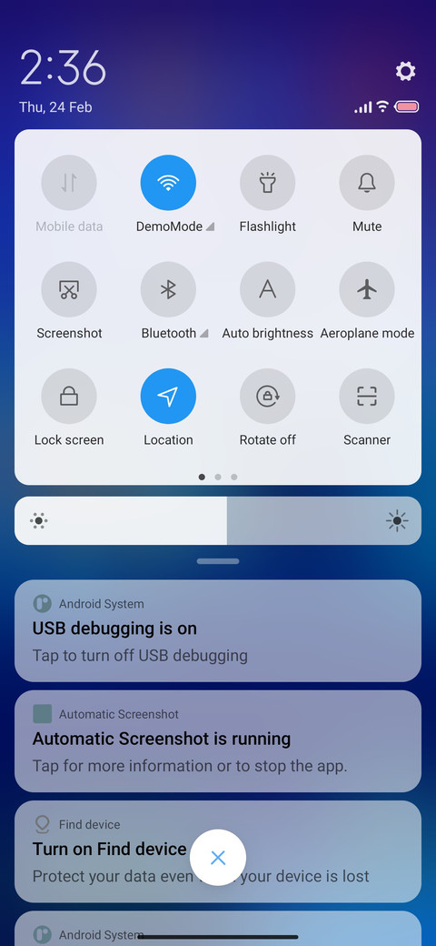 SpaceBlue v13 screenshot
