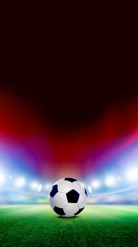 Soccer in a football arena under the spotlight screenshot