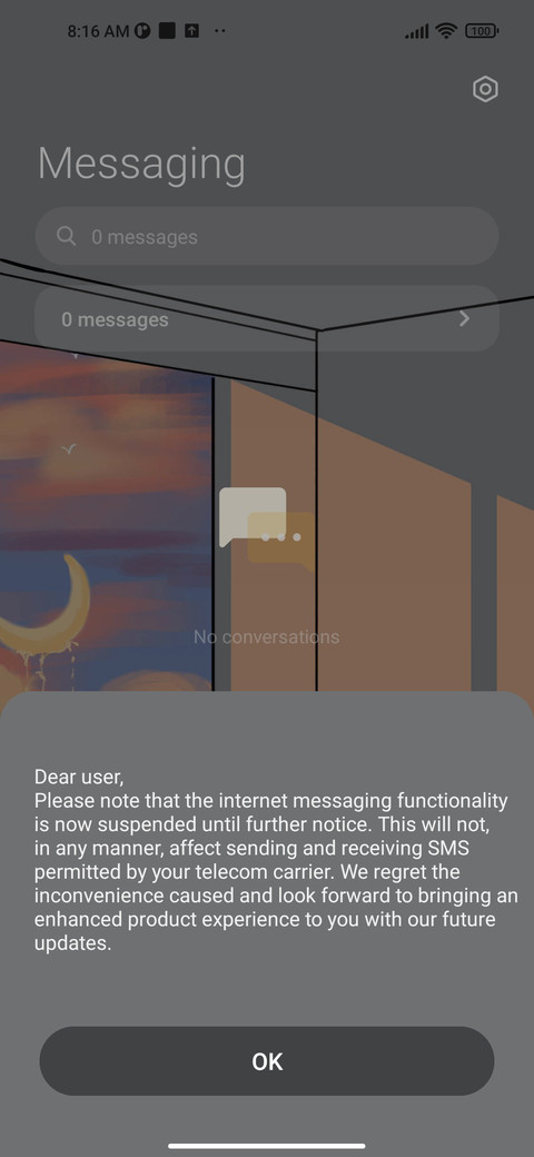 Light landscape screenshot
