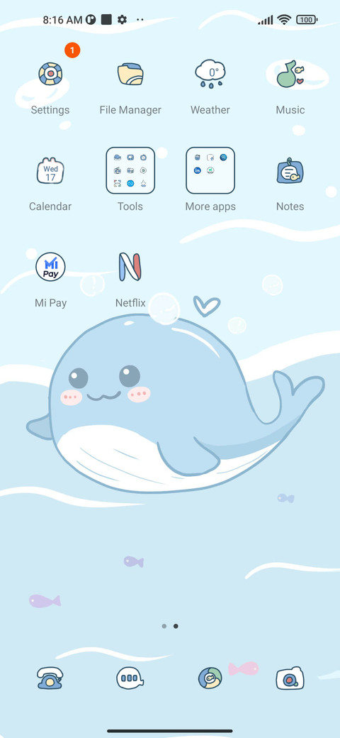 Round whale screenshot