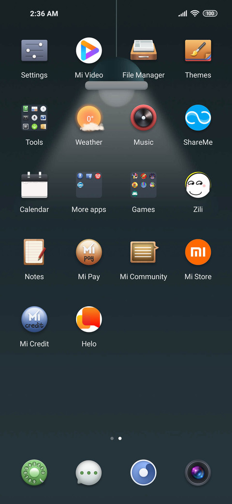 Business mottled screenshot