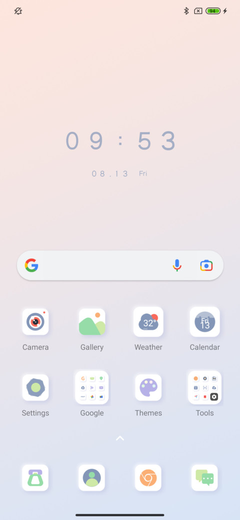 Light color mimic screenshot