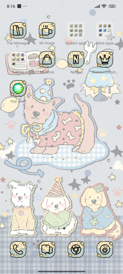 Retro Doodle Paws screenshot