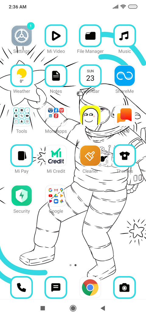 Astronaut - Lined_3MDS screenshot