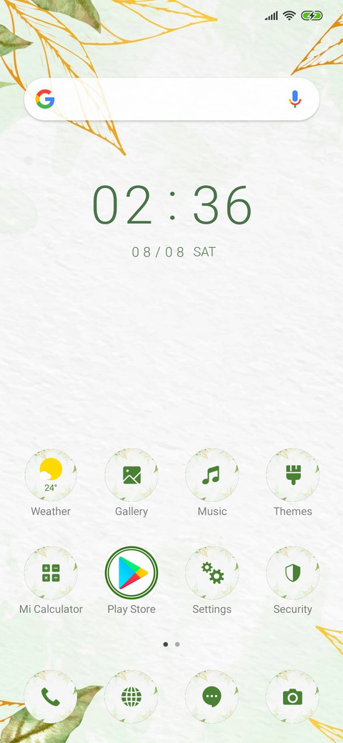 Leaf - Minimal_3MDS screenshot
