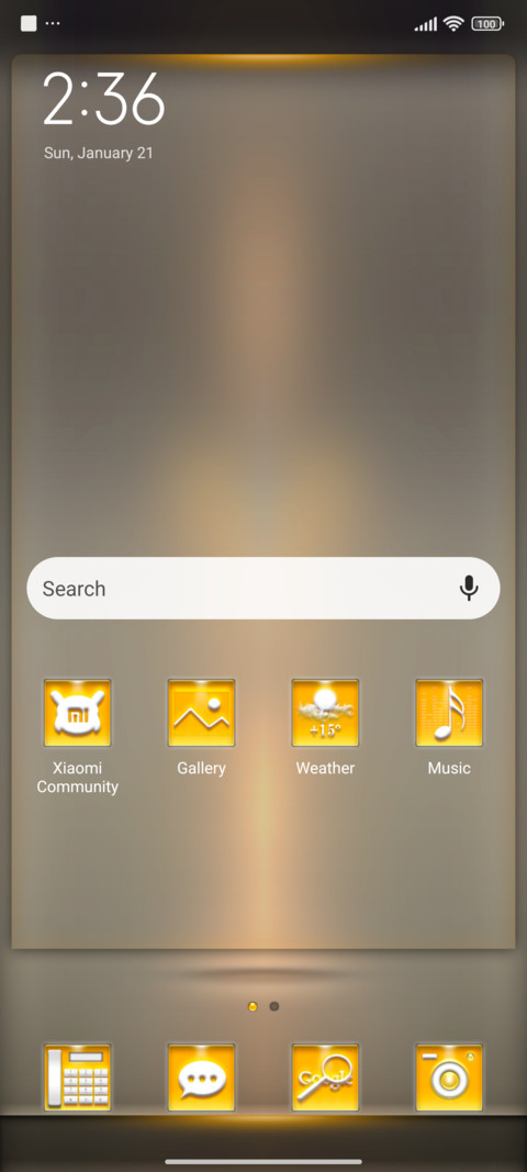 Orange screenshot