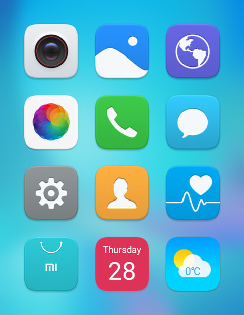 Blue sky screenshot