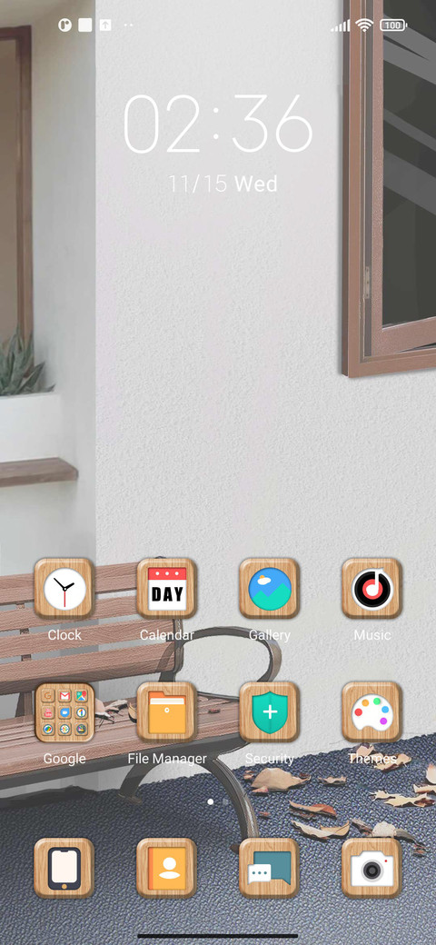 Autumn leaves screenshot