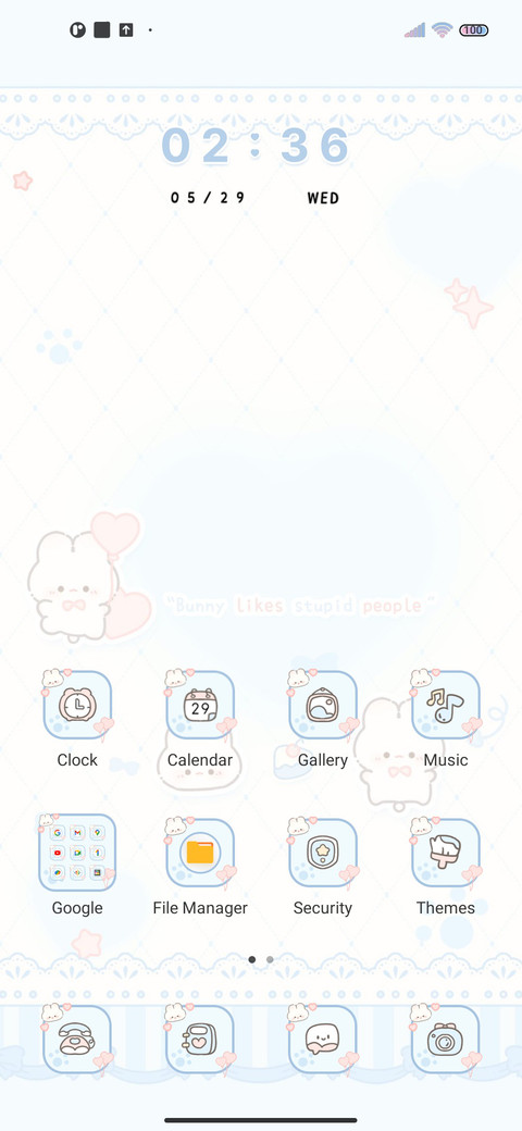 Soft cute bunny screenshot