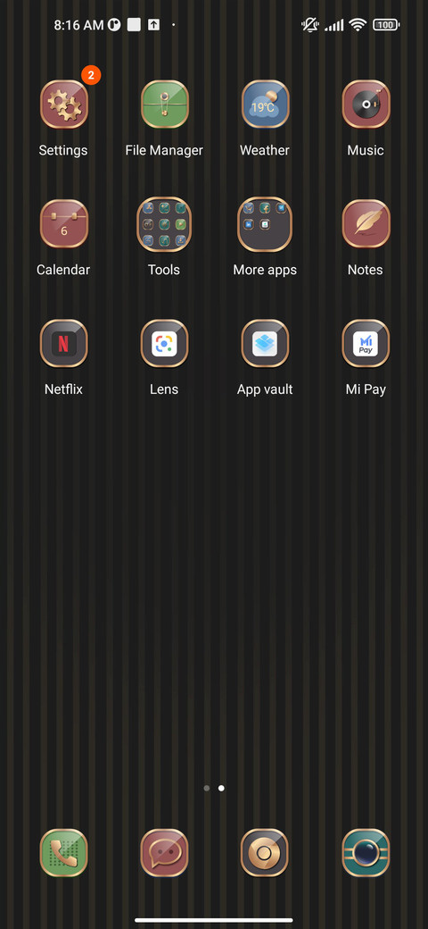Luxury gold screenshot