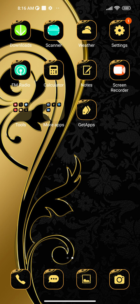 Luxury black screenshot