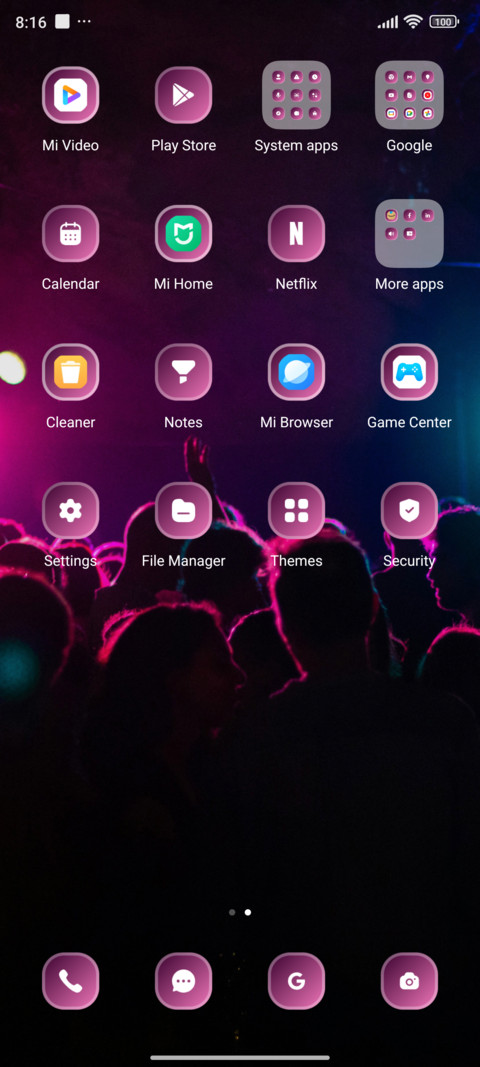 Neon Crowd screenshot