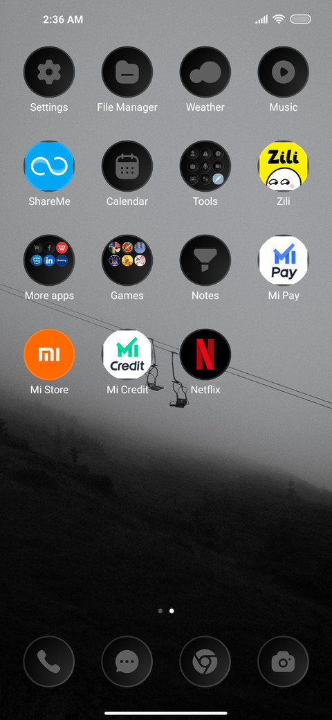 Top view screenshot