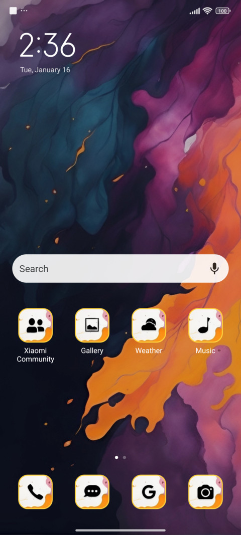 abstract splash screenshot