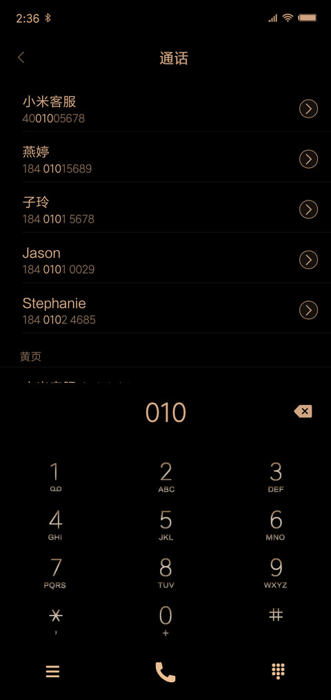 极简黑金 screenshot