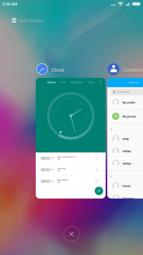Android P DarkUi screenshot