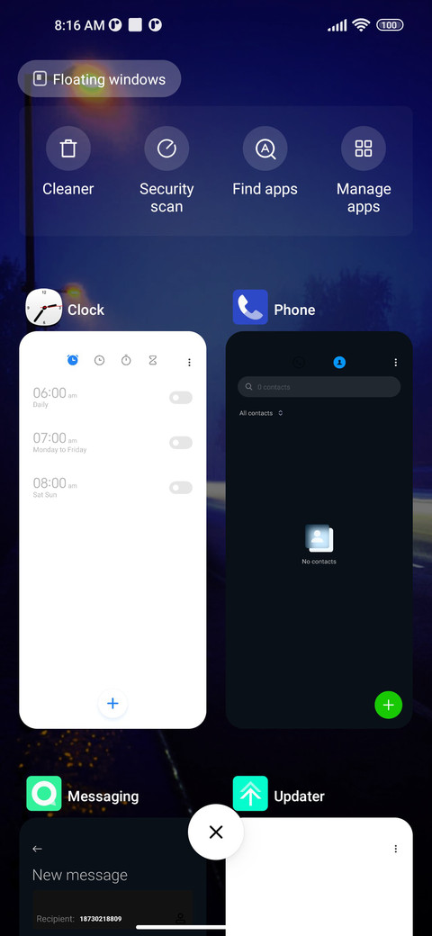Animated light screenshot