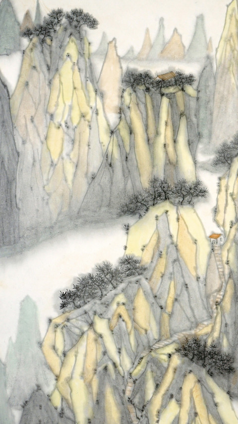 师界弘山水画印象 screenshot