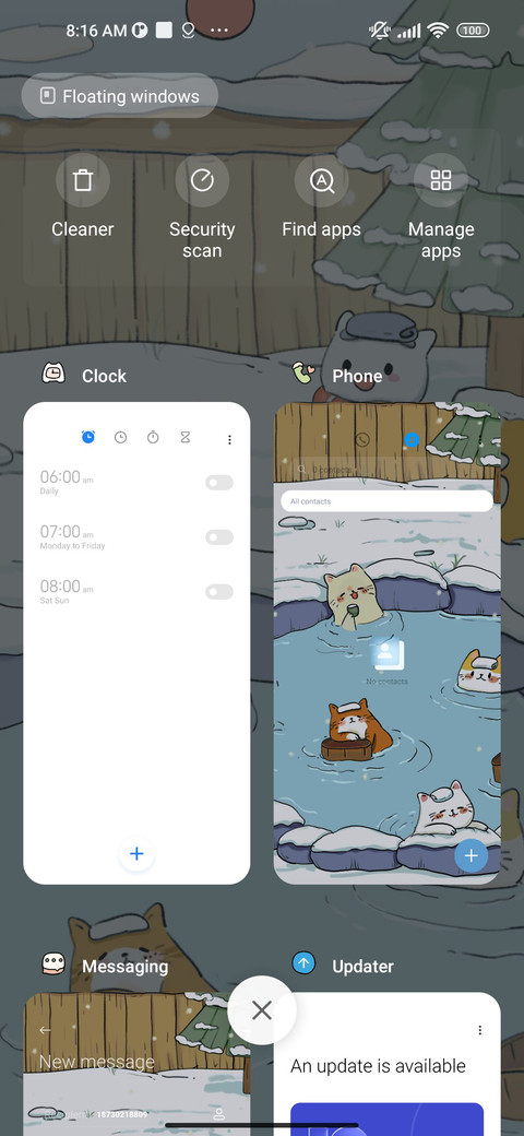 Hot spring cat screenshot