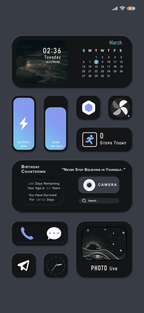 Dark [Simple] screenshot