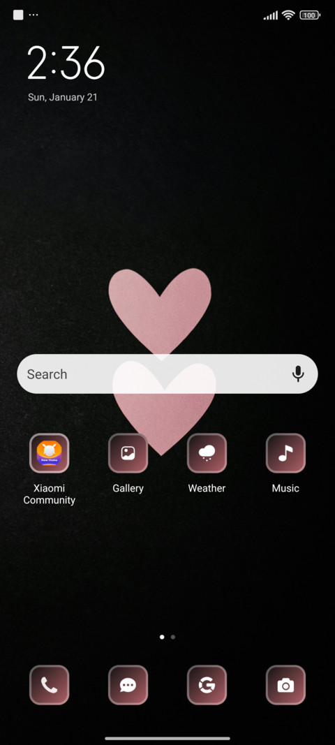 Pink Heart screenshot