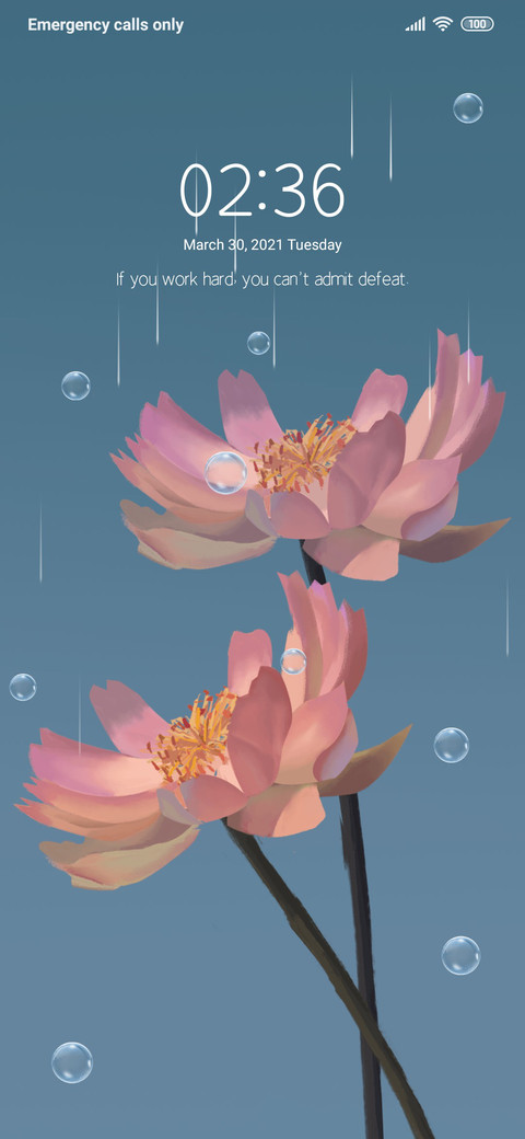 Floral screenshot