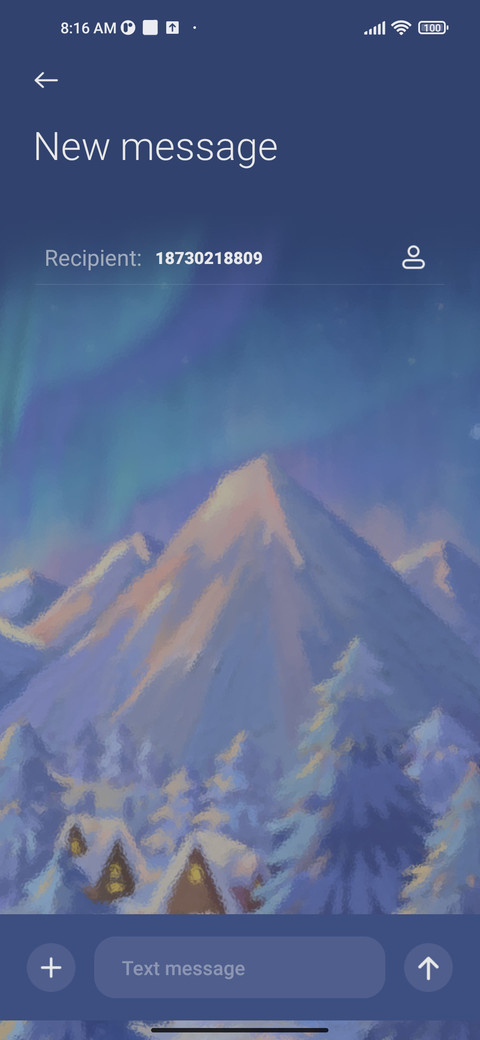 Winter aurora screenshot