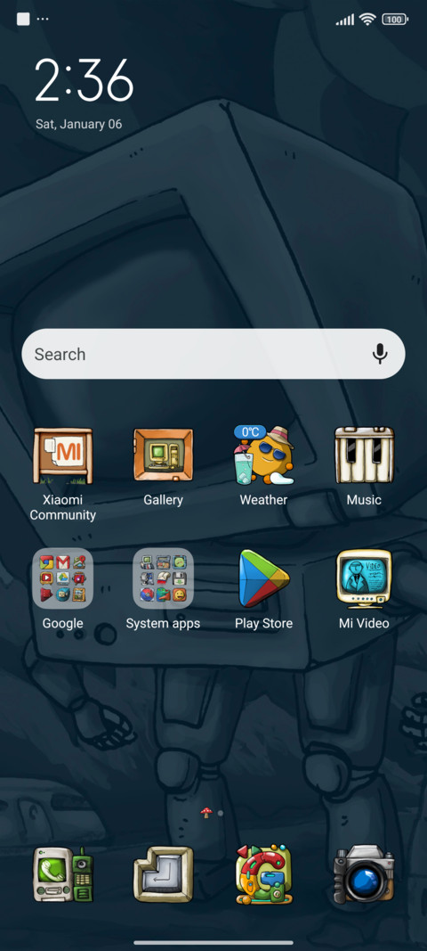 Robot and PC screenshot