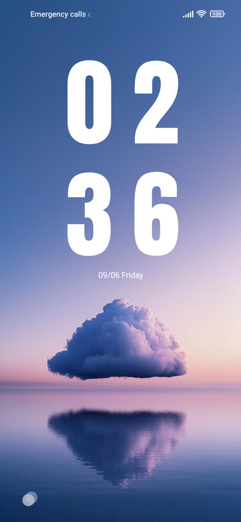 Purple cloud screenshot