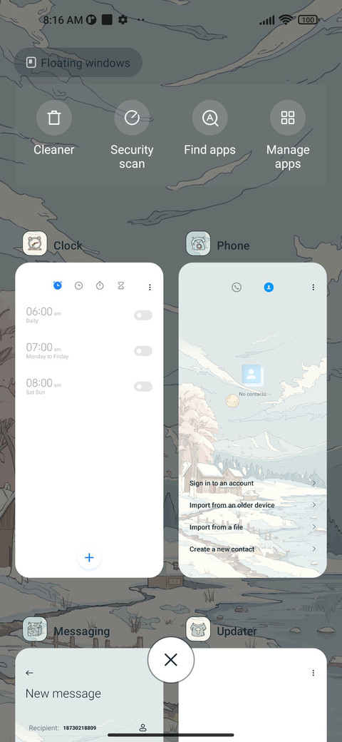 Ukiyo e snow screenshot