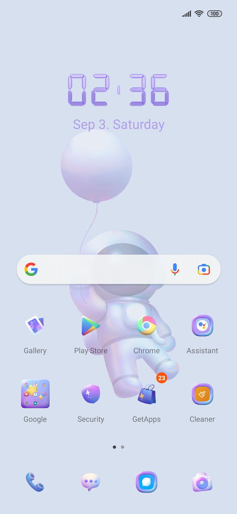 Astronaut Widgets screenshot
