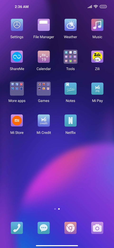 Gradient screenshot