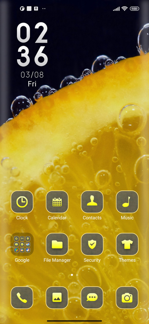 colorful orange screenshot