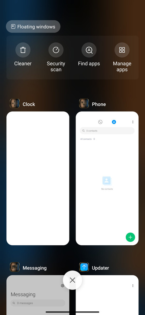 Luxury blue screenshot