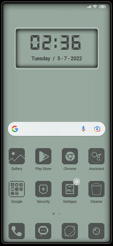 Old style screenshot