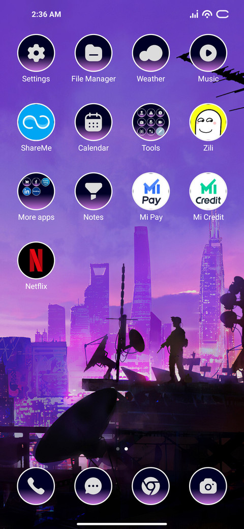 Neon Town screenshot