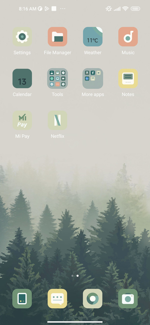 Foggy forest screenshot
