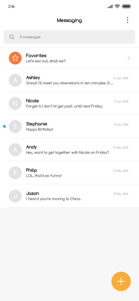 ComfortaaBold screenshot