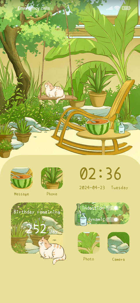 Garden cat screenshot