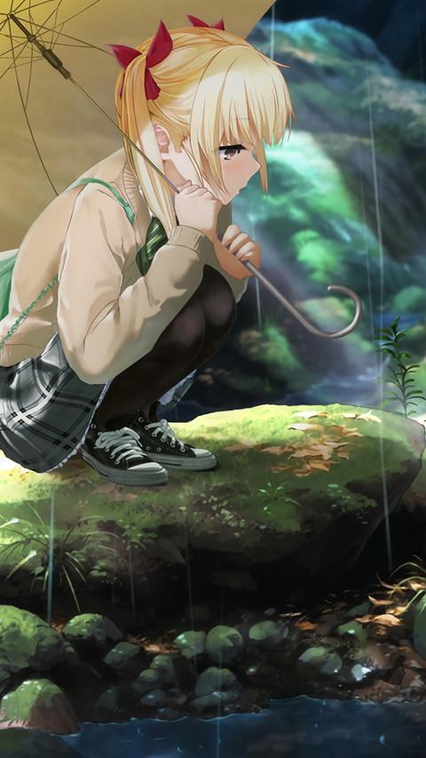  伞与少女 screenshot