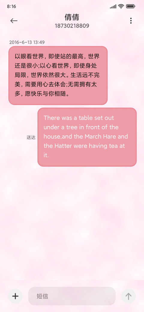 新年高雅粉 新拟态 screenshot