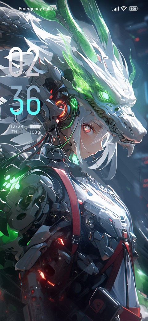 Cyber Dragon Girl screenshot