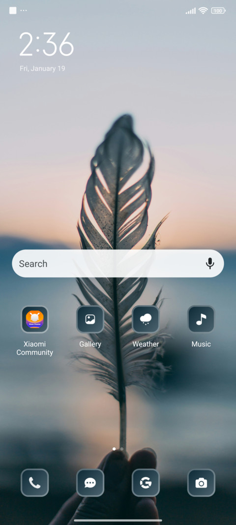 Feather screenshot