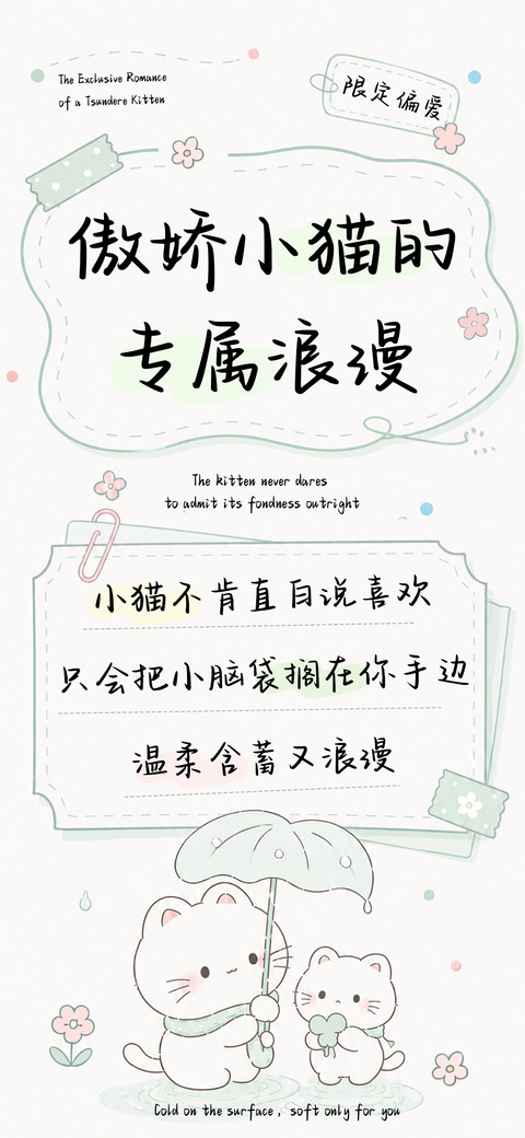 傲娇小猫的专属浪漫 screenshot