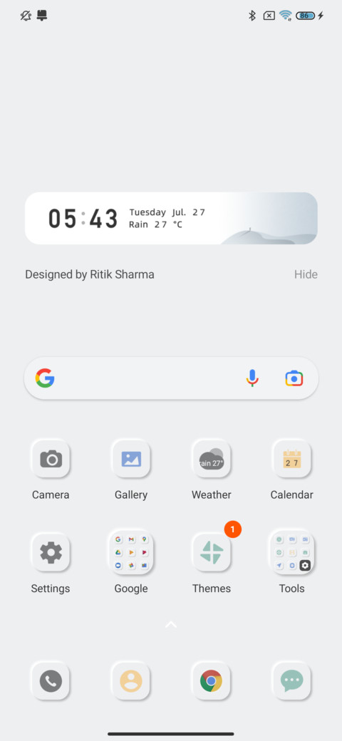 3D UI screenshot