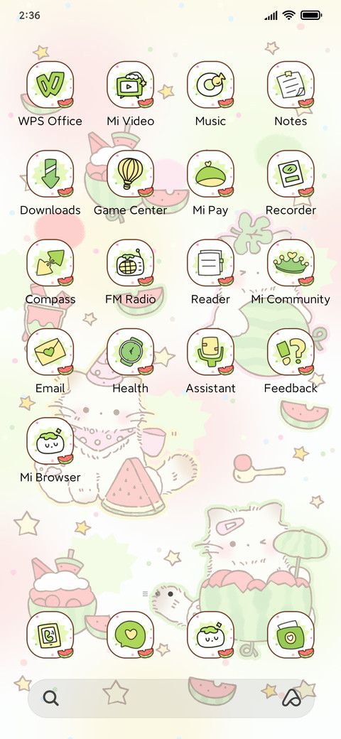 Melon Cat Sticker screenshot