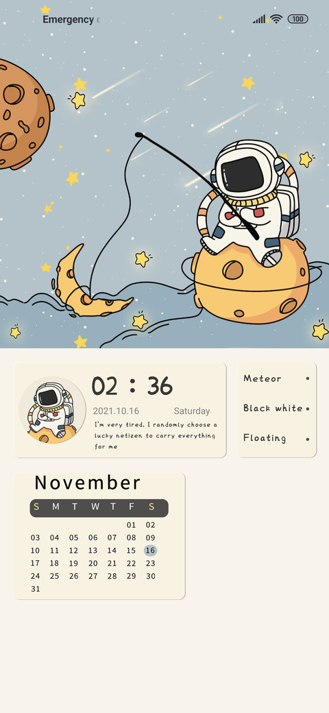 Cute astronaut screenshot